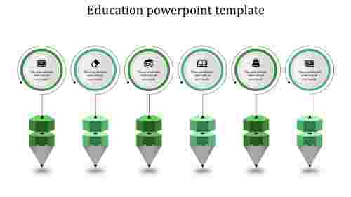education powerpoint template-education powerpoint template-6-green